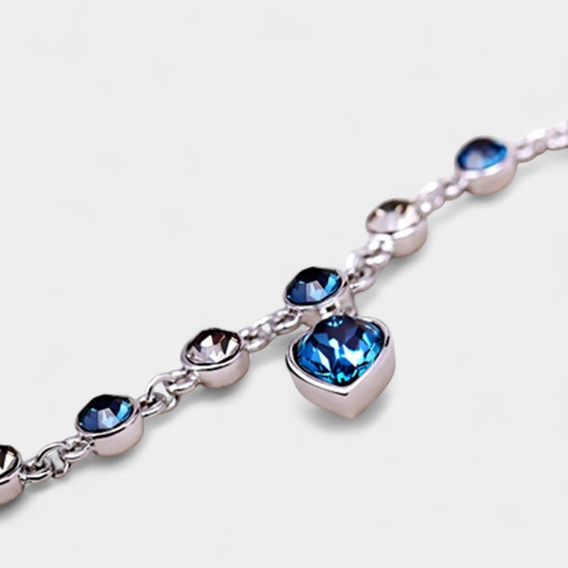 Virelle-Jewelry Bracelet Heart-Virelle Armband - Heart of the Ocean crystal bracelet met luxe uitstraling