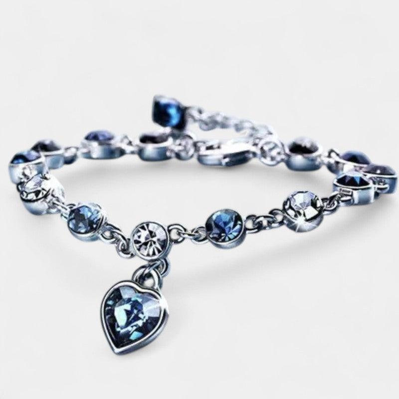 Virelle-Jewelry Bracelet Heart-Virelle Armband - Heart of the Ocean crystal bracelet met luxe uitstraling