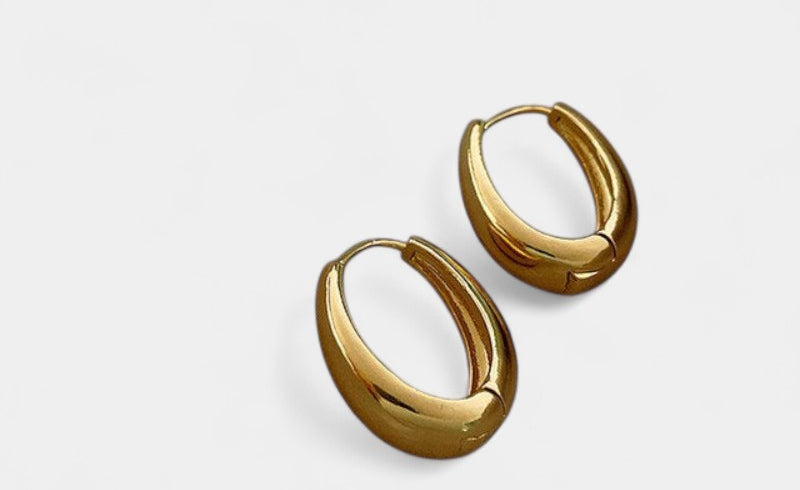 Virelle-Jewelry Earring Hoop-Virelle Oorbellen - Tijdloze gouden hoops voor elke gelegenheid