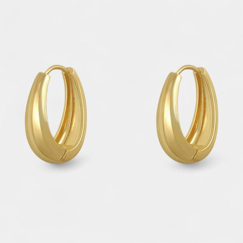 Virelle-Jewelry Earring Hoop-Virelle Oorbellen - Tijdloze gouden hoops voor elke gelegenheid