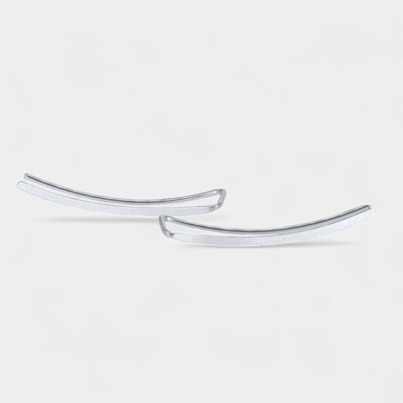 Virelle-Jewelry Earring-Virelle Oorbellen - Smooth Long Line Ear Climber voor vrouwen