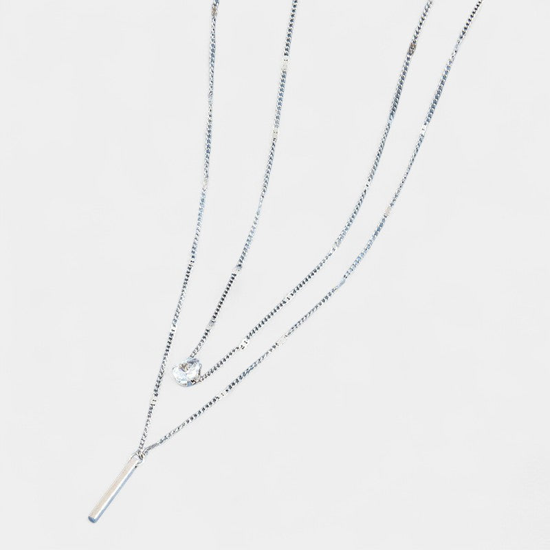 Virelle-Jewelry Necklace Bar-Virelle Goud Pendant Ketting Set - Vintage sieraden set