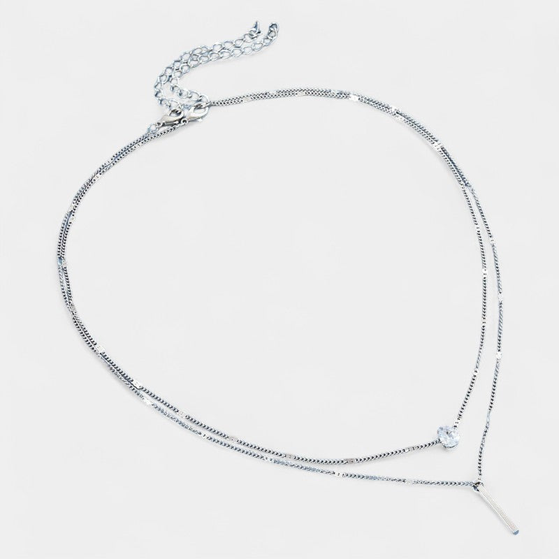 Virelle-Jewelry Necklace Bar-Virelle Goud Pendant Ketting Set - Vintage sieraden set