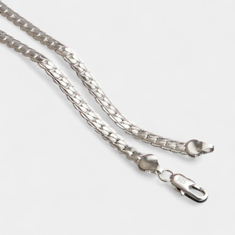 Virelle-Jewelry Necklace Chain-Virelle Bliss Sterling Necklace - Elegante zilveren ketting voor elke gelegenheid