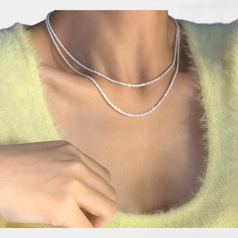 Virelle-Jewelry Necklace Chain-Virelle Crystal Starlight Necklaces - Elegante minimalistische ketting