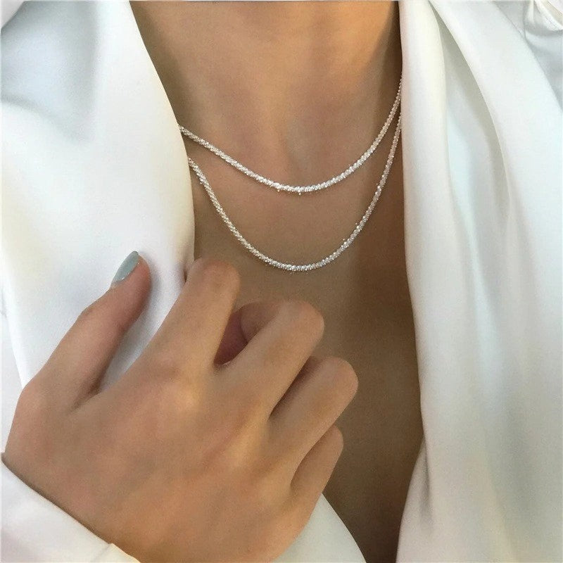 Virelle-Jewelry Necklace Chain-Virelle Crystal Starlight Necklaces - Elegante minimalistische ketting