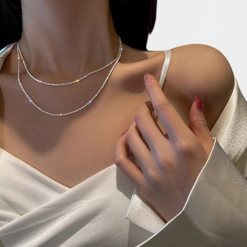Virelle-Jewelry Necklace Chain-Virelle Crystal Starlight Necklaces - Elegante minimalistische ketting