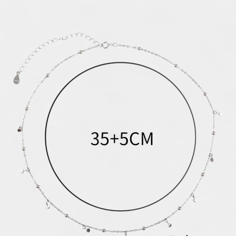 Virelle-Jewelry Necklace Chain-Virelle Ketting - Silver multi drops necklace met stijlvolle charme