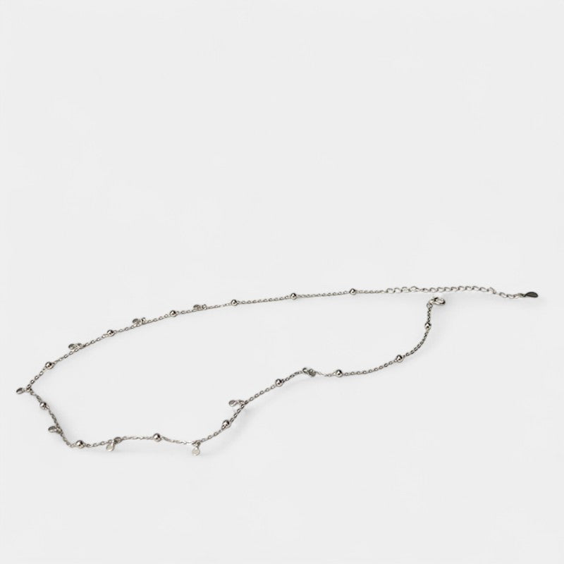 Virelle-Jewelry Necklace Chain-Virelle Ketting - Silver multi drops necklace met stijlvolle charme