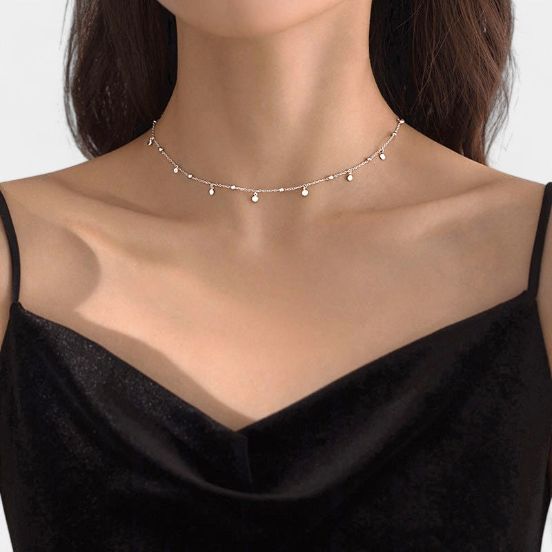 Virelle-Jewelry Necklace Chain-Virelle Ketting - Silver multi drops necklace met stijlvolle charme