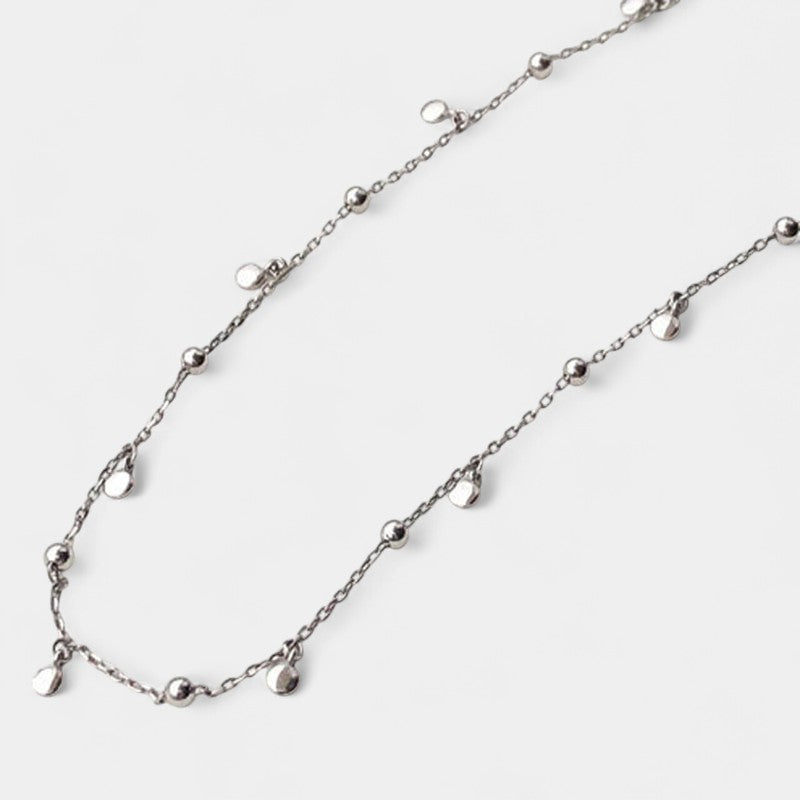 Virelle-Jewelry Necklace Chain-Virelle Ketting - Silver multi drops necklace met stijlvolle charme