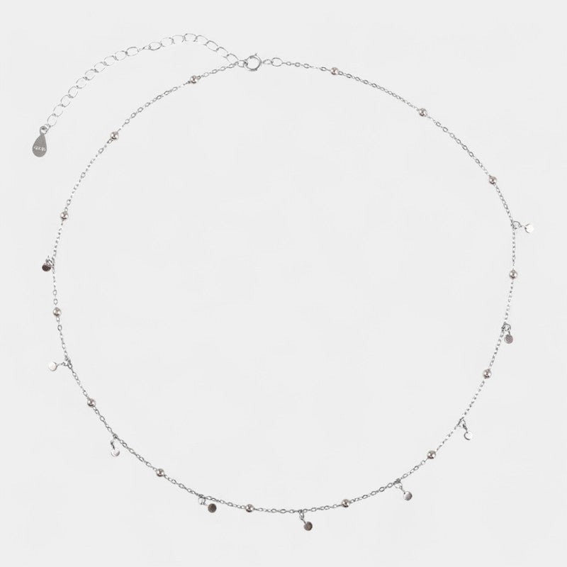 Virelle-Jewelry Necklace Chain-Virelle Ketting - Silver multi drops necklace met stijlvolle charme