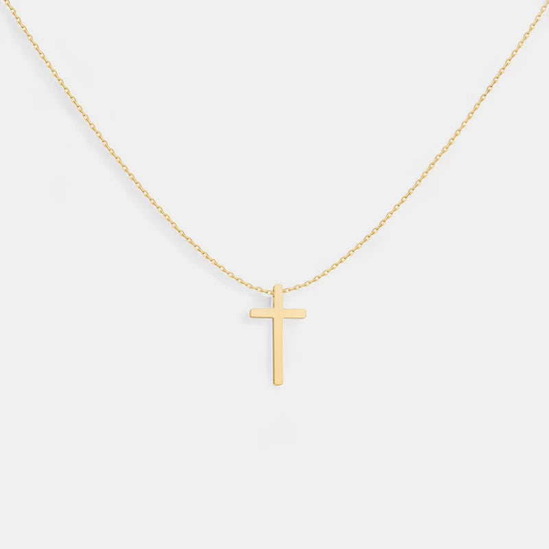 Virelle-Jewelry-Virelle | Dames Ketting – Zilverkleurige Ketting, Minimalistische Kruis Hanger