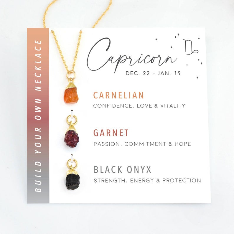 Virelle-Necklace-Virelle | Dames Halsketting – Geboortesteen Hanger, Zodiac Design