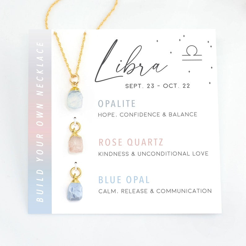 Virelle-Necklace-Virelle | Dames Halsketting – Geboortesteen Hanger, Zodiac Design