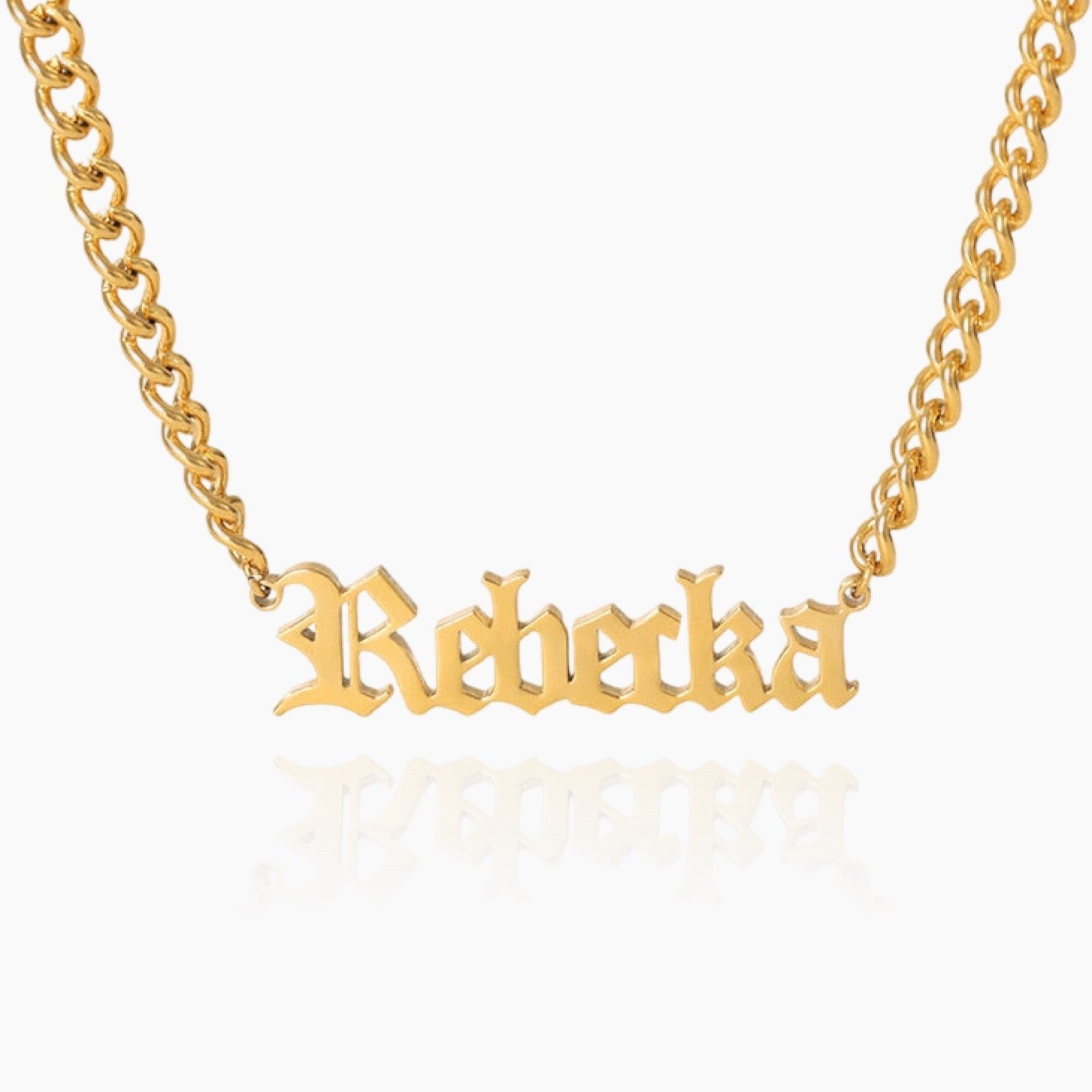 Virelle-Necklace-Virelle | Dames Halsketting – Gepersonaliseerde Naam, Fijn Scriptontwerp