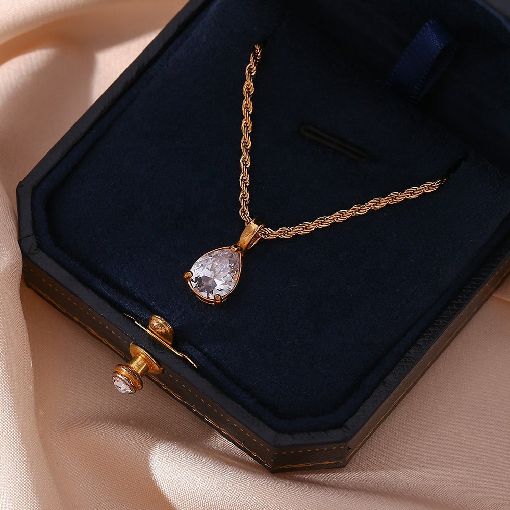 Virelle-Necklace-Virelle | Dames Ketting – Edelsteen Hanger, Geboortesteen Ontwerp, Fijne Verstelbare Ketting