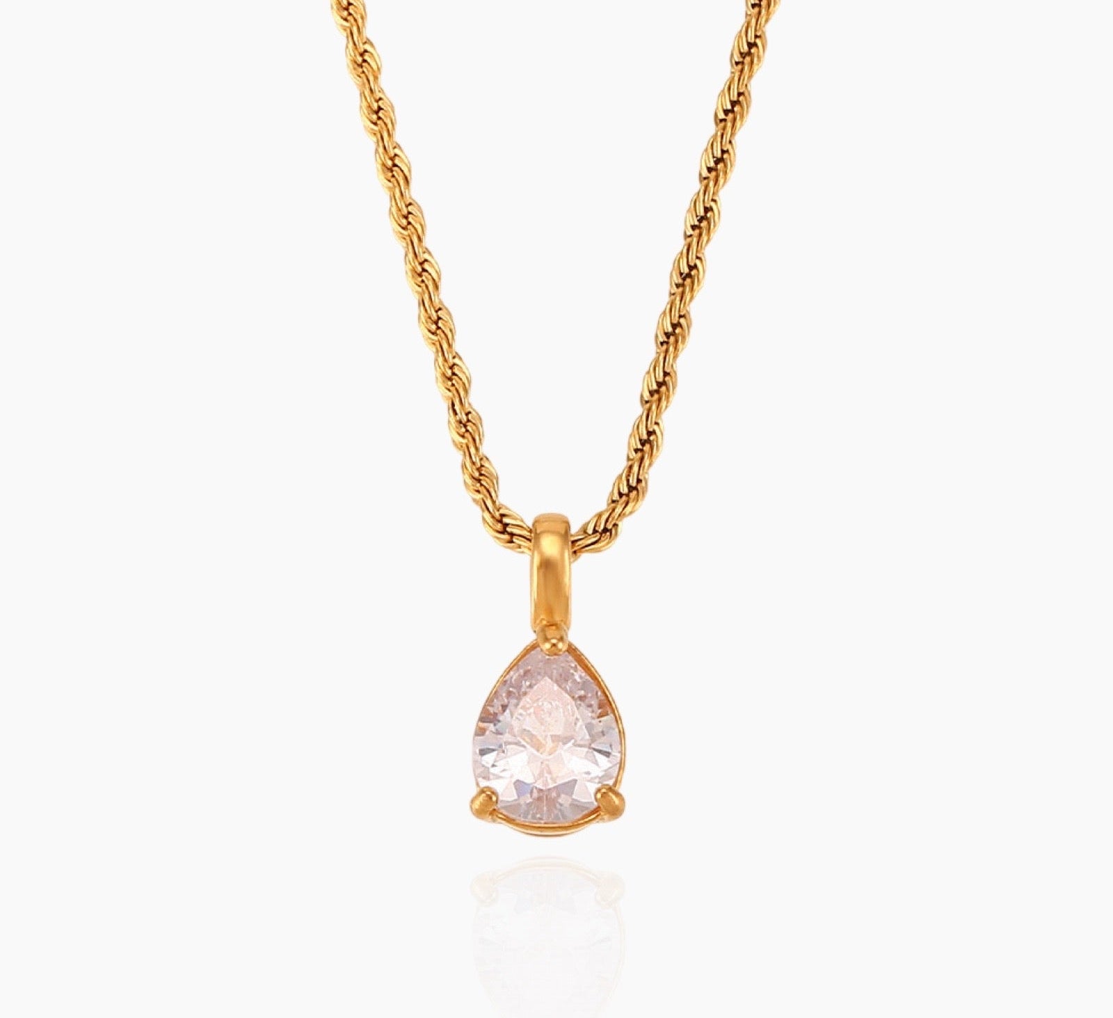 Virelle-Necklace-Virelle | Dames Ketting – Edelsteen Hanger, Geboortesteen Ontwerp, Fijne Verstelbare Ketting