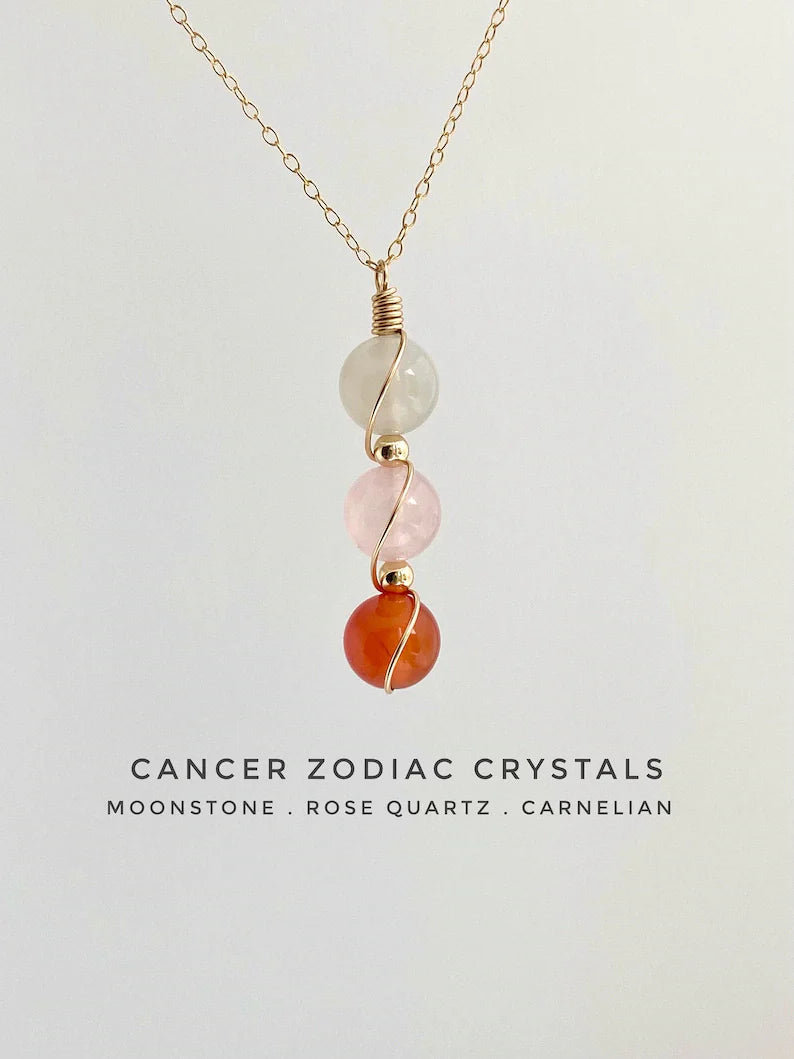 Virelle-Necklace-Virelle | Dames Ketting – Geboortesteen Siersteen, Bolvormige Hanger, Verstelbare Ketting