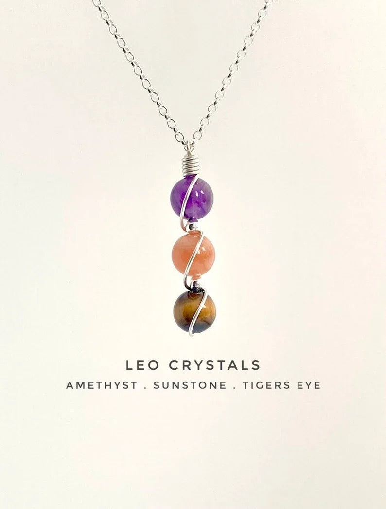 Virelle-Necklace-Virelle | Dames Ketting – Geboortesteen Siersteen, Bolvormige Hanger, Verstelbare Ketting