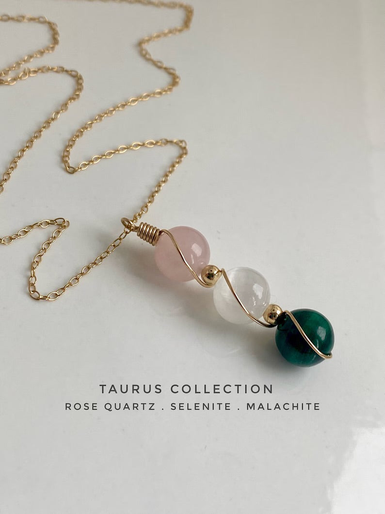 Virelle-Necklace-Virelle | Dames Ketting – Geboortesteen Siersteen, Bolvormige Hanger, Verstelbare Ketting