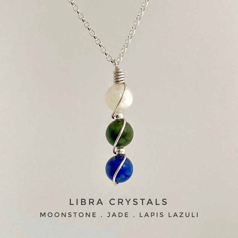 Virelle-Necklace-Virelle | Dames Ketting – Geboortesteen Siersteen, Bolvormige Hanger, Verstelbare Ketting