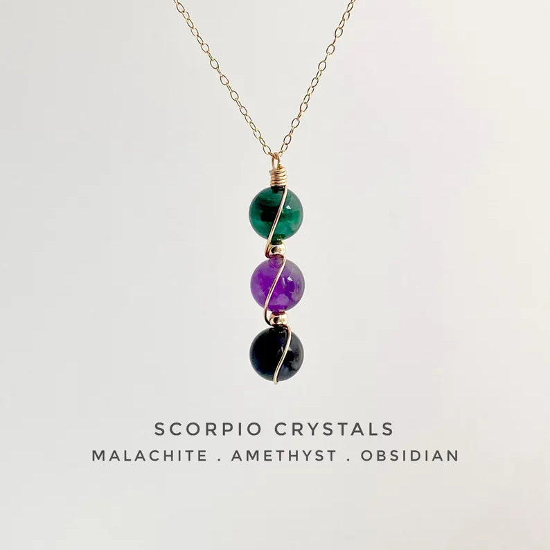 Virelle-Necklace-Virelle | Dames Ketting – Geboortesteen Siersteen, Bolvormige Hanger, Verstelbare Ketting