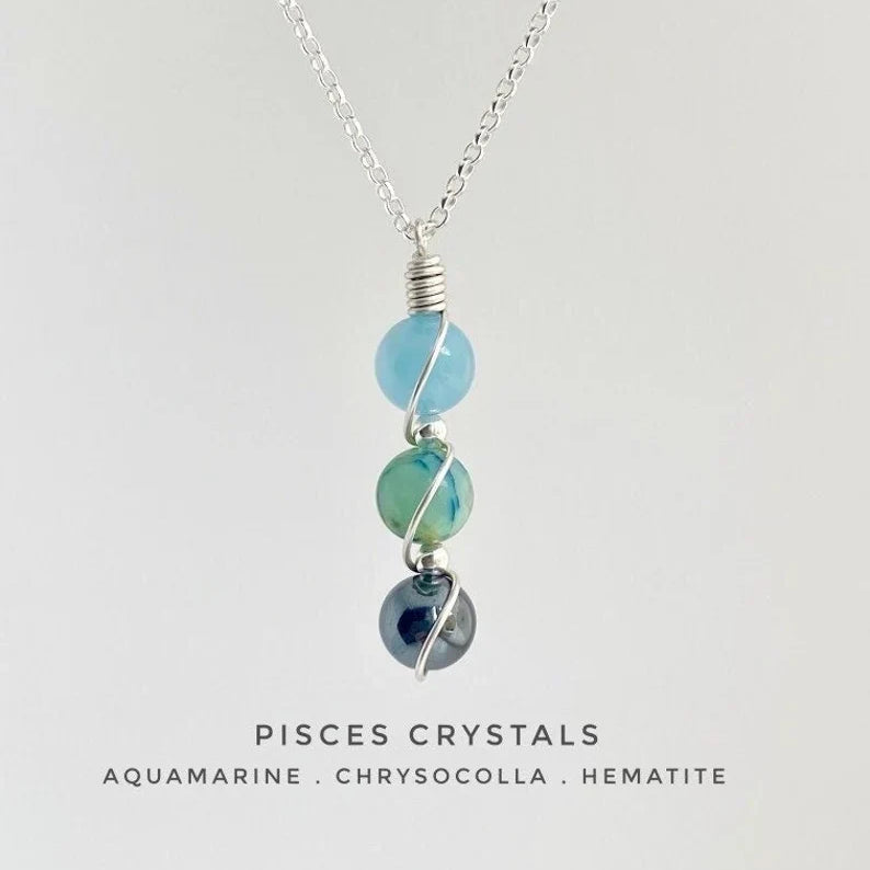 Virelle-Necklace-Virelle | Dames Ketting – Geboortesteen Siersteen, Bolvormige Hanger, Verstelbare Ketting