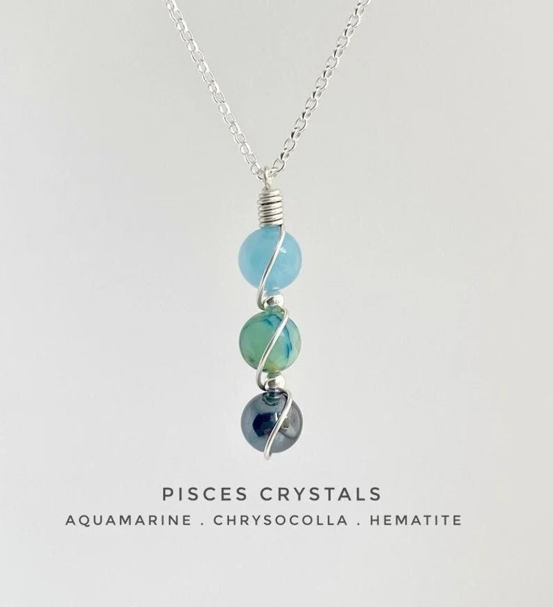 Virelle-Necklace-Virelle | Dames Ketting – Geboortesteen Siersteen, Bolvormige Hanger, Verstelbare Ketting