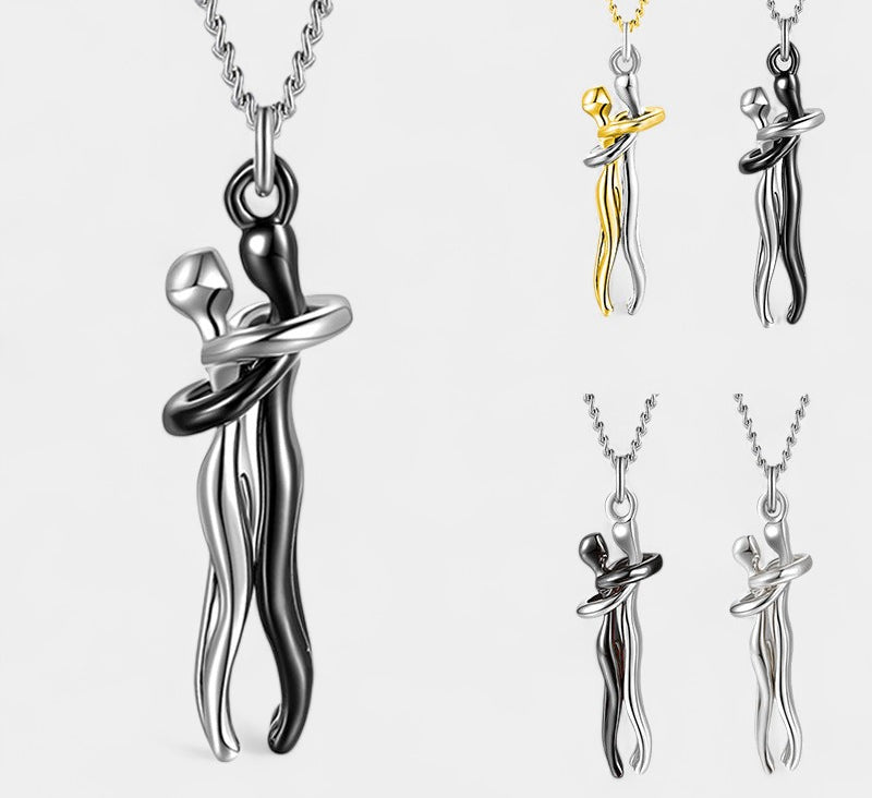 Virelle-Necklace-Virelle Hug Necklace voor koppels en geliefden - Uniek en stijlvol