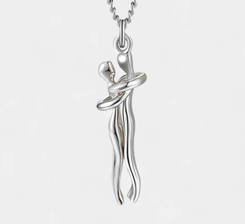 Virelle-Necklace-Virelle Hug Necklace voor koppels en geliefden - Uniek en stijlvol