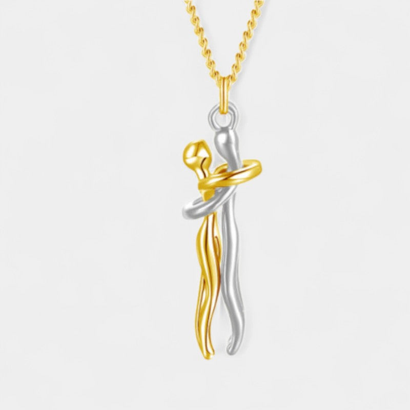 Virelle-Necklace-Virelle Hug Necklace voor koppels en geliefden - Uniek en stijlvol