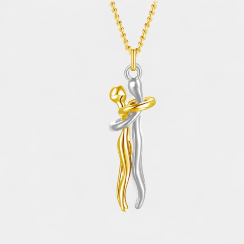 Virelle-Necklace-Virelle Hug Necklace voor koppels en geliefden - Uniek en stijlvol