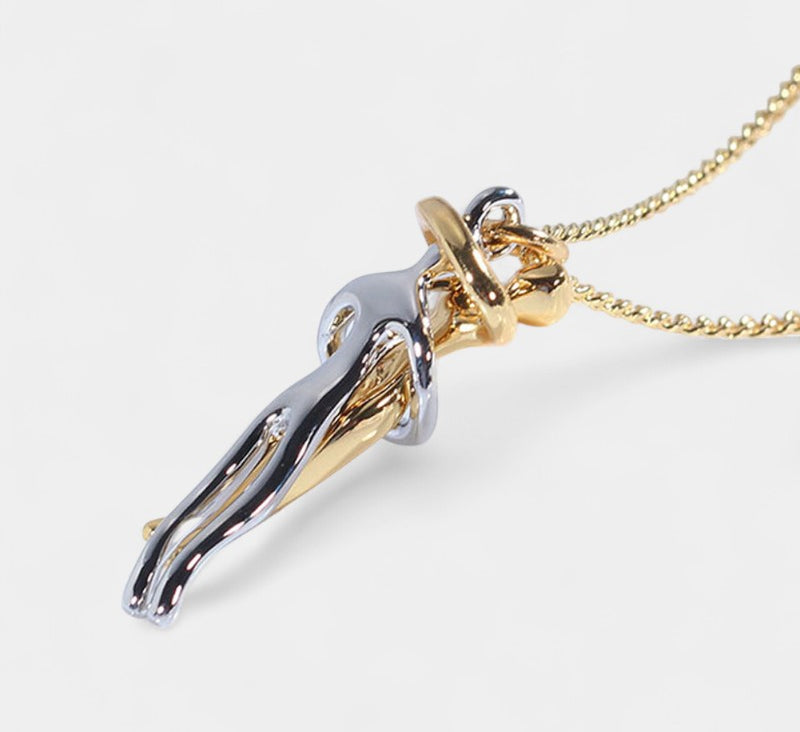 Virelle-Necklace-Virelle Hug Necklace voor koppels en geliefden - Uniek en stijlvol