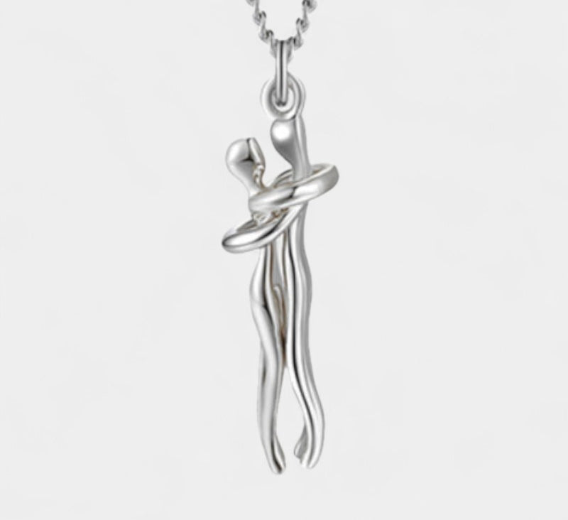 Virelle-Necklace-Virelle Hug Necklace voor koppels en geliefden - Uniek en stijlvol