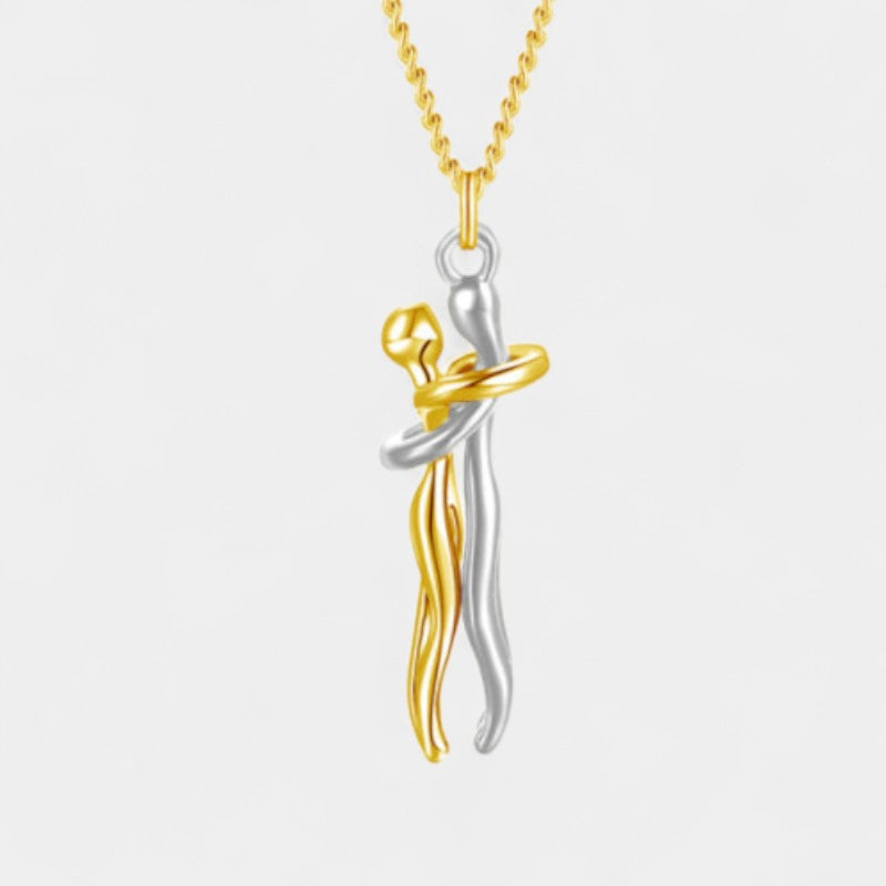 Virelle-Necklace-Virelle Hug Necklace voor koppels en geliefden - Uniek en stijlvol