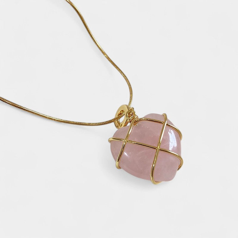 Virelle-Necklace-Virelle Ketting - Cartoon princess love girl moonstone necklace