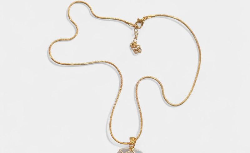 Virelle-Necklace-Virelle Ketting - Cartoon princess love girl moonstone necklace