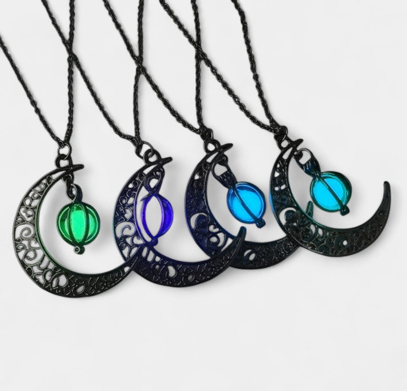 Virelle-Necklace-Virelle ketting - Moon natural glowing stone healing necklace voor vrouwen
