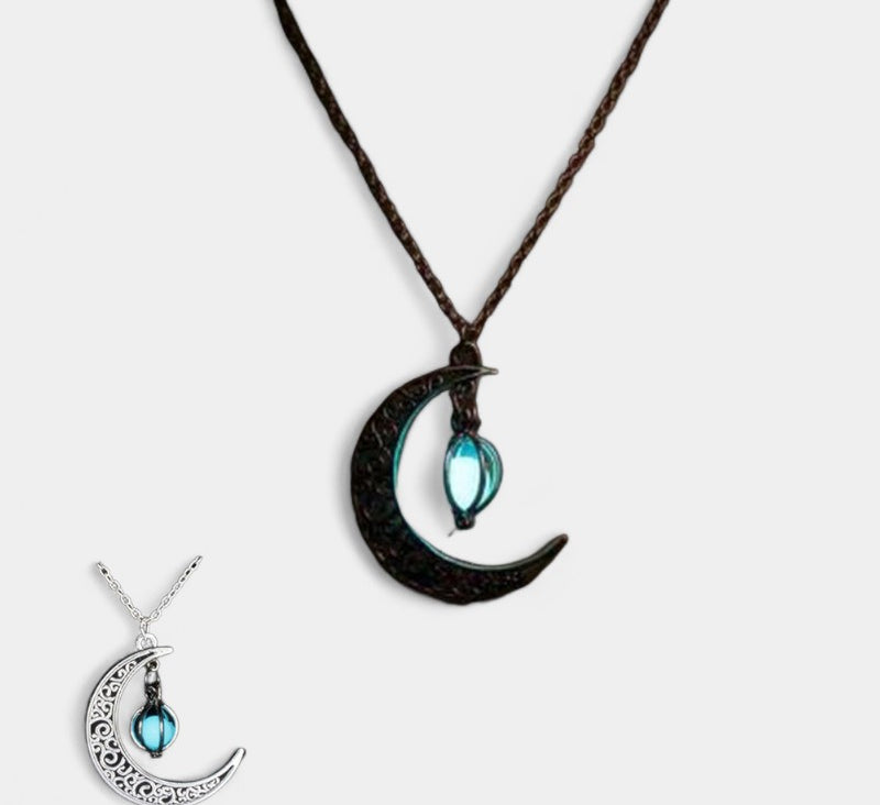 Virelle-Necklace-Virelle ketting - Moon natural glowing stone healing necklace voor vrouwen