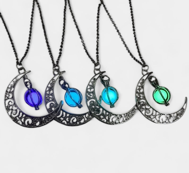 Virelle-Necklace-Virelle ketting - Moon natural glowing stone healing necklace voor vrouwen