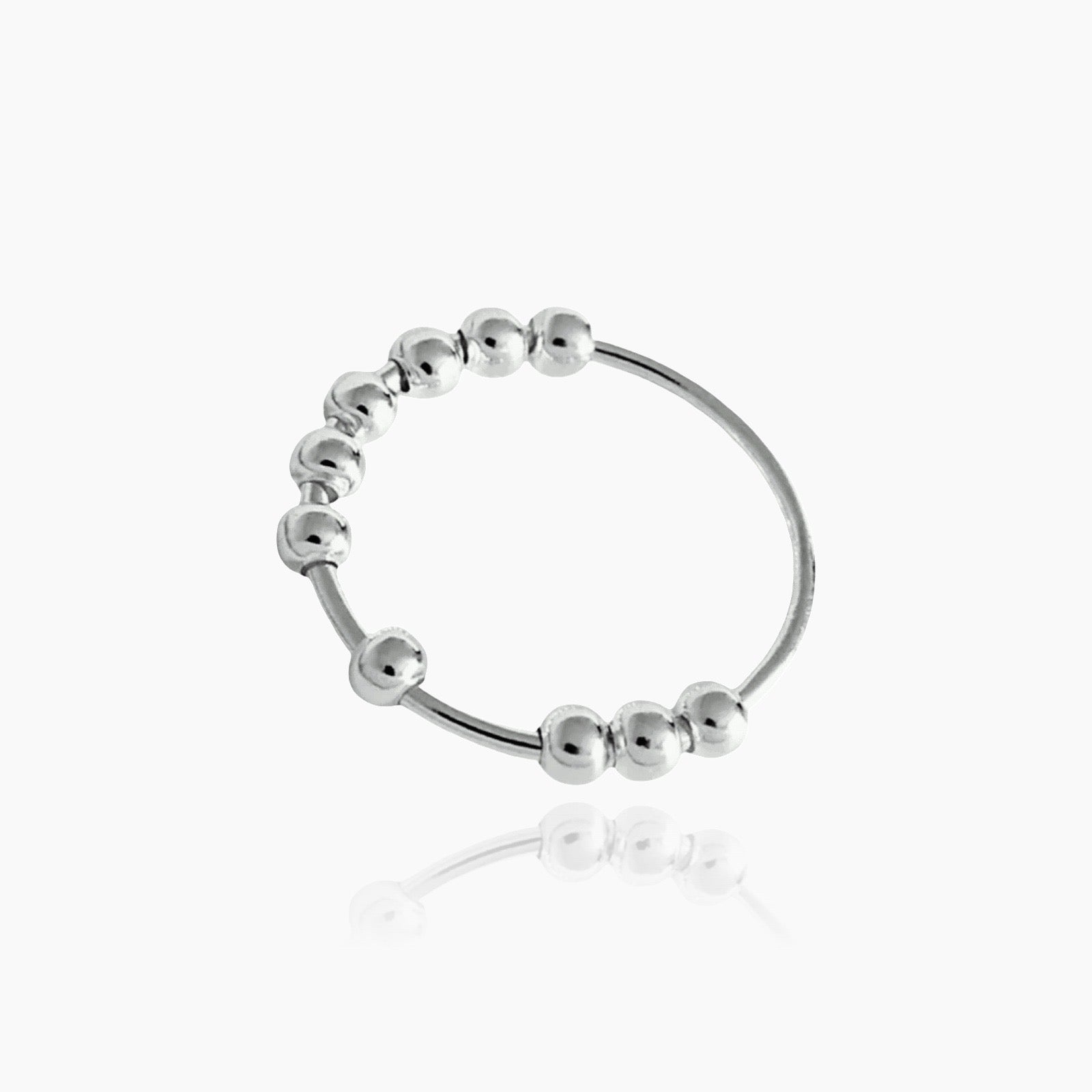 Virelle-Ring-Virelle | Verstelbare stressverlichtende ring – Fidget ring met kralen dames/heren