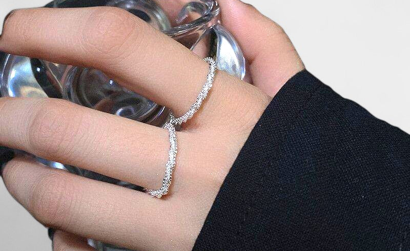 Virelle-Ring-Virelle ring - Prachtige crystal pave band rings voor elke gelegenheid
