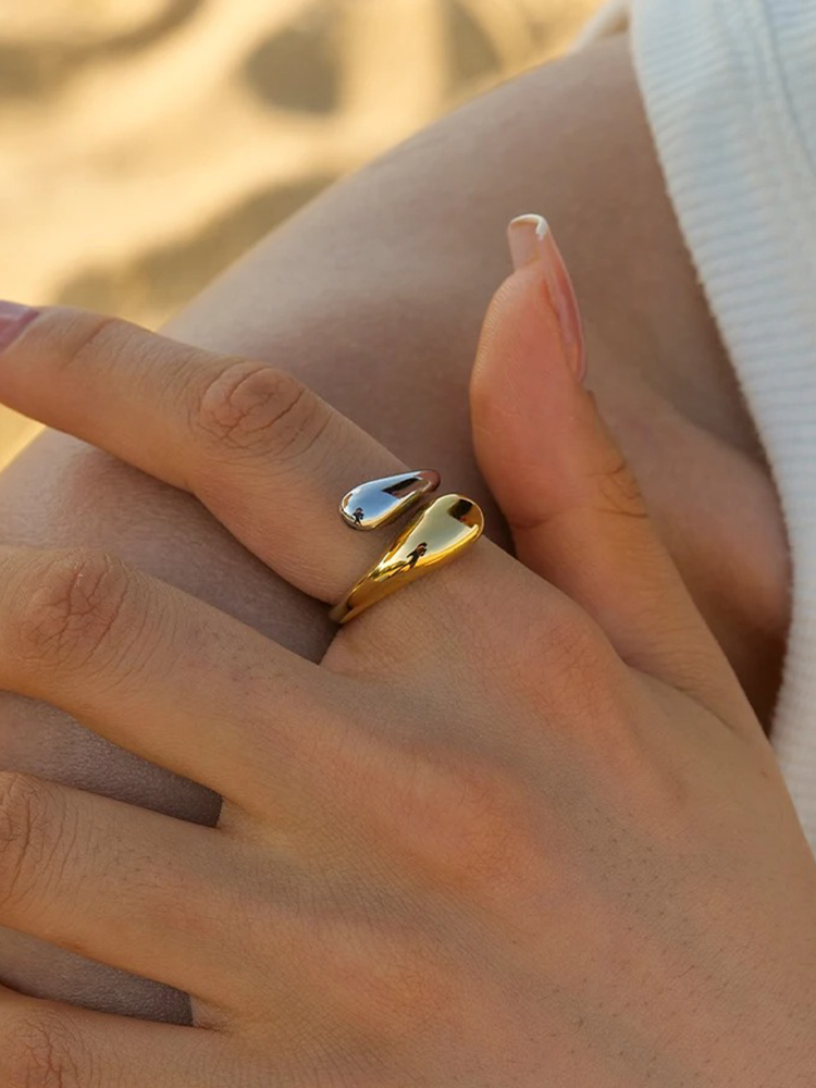 Jessica Druppel Ring Gold Silver Virelle jessica-druppel-ring-gold-silver-virelle