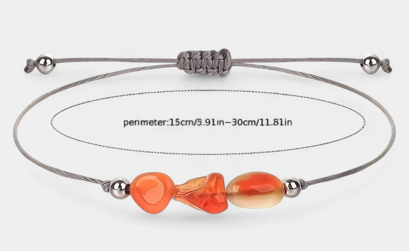 Virelle-Virelle | Dames Armband – Geboortesteen Kralenkoord, 12 Maanden Met Wenskaart