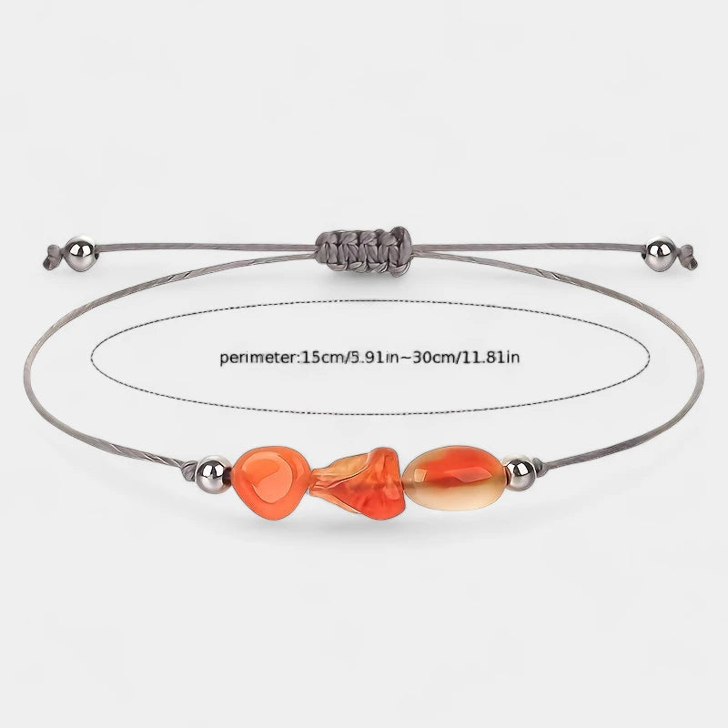 Virelle-Virelle | Dames Armband – Geboortesteen Kralenkoord, 12 Maanden Met Wenskaart