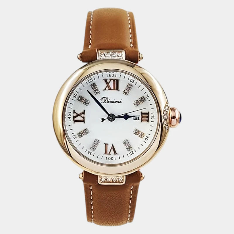 Virelle-Virelle | Dames Horloge – Quartz Uurwerk, Roestvrijstalen Band, Kalenderfunctie