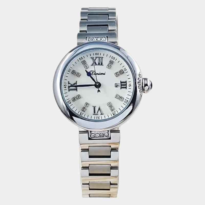 Virelle-Virelle | Dames Horloge – Quartz Uurwerk, Roestvrijstalen Band, Kalenderfunctie