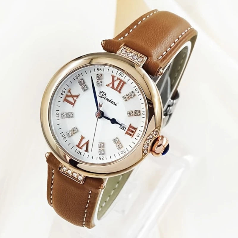 Virelle-Virelle | Dames Horloge – Quartz Uurwerk, Roestvrijstalen Band, Kalenderfunctie