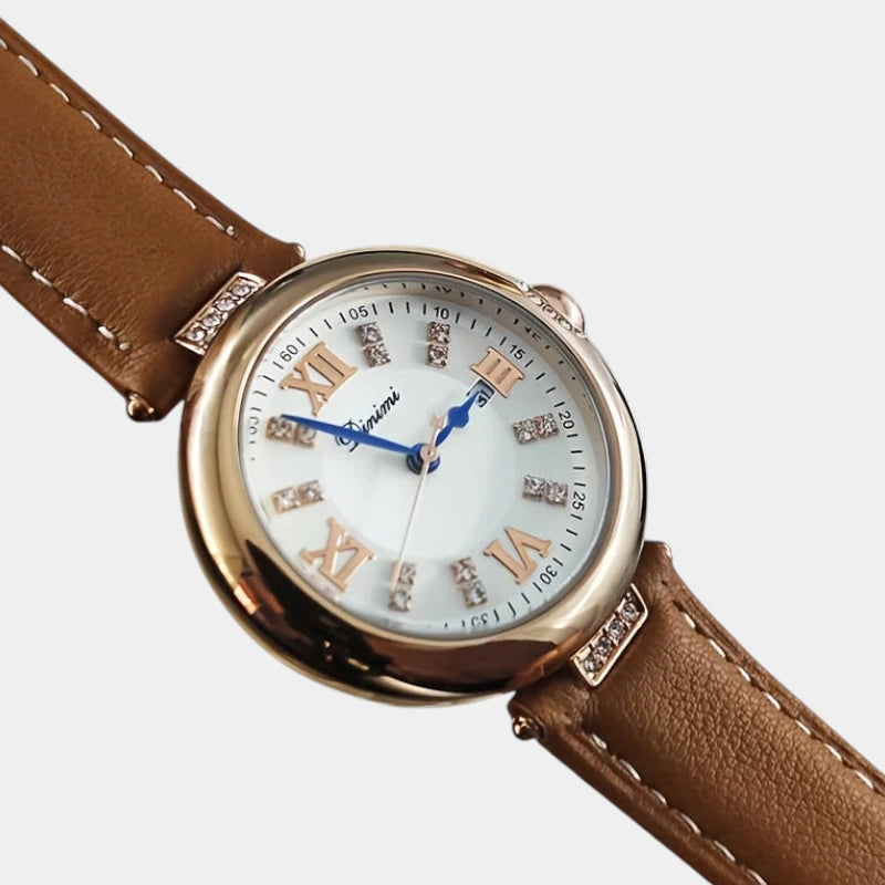 Virelle-Virelle | Dames Horloge – Quartz Uurwerk, Roestvrijstalen Band, Kalenderfunctie